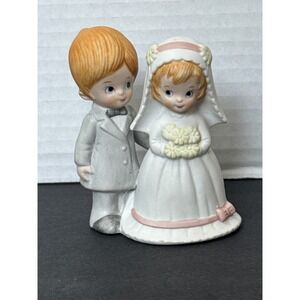 Vintage Lefton China Christopher Collection Bride Groom Figurine 04466 1982